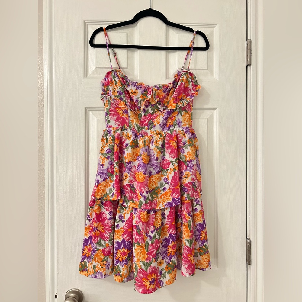 SHEIN Floral Multicolor Dress